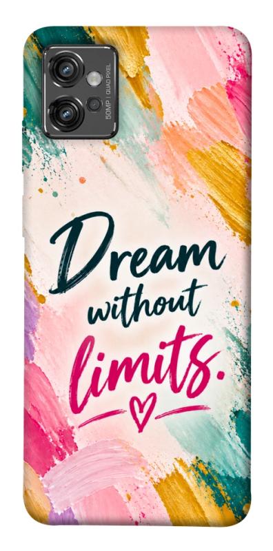 Чехол itsPrint Dream without limits для Motorola Moto G32, надписи, купить оптом с доставкой
