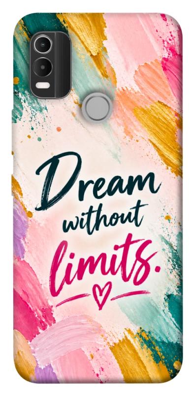 Чохол itsPrint Dream without limits для Nokia C21 Plus, написи, купити оптом з доставкою
