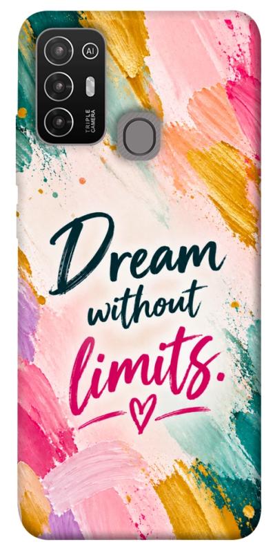 Чехол itsPrint Dream without limits для ZTE Blade A52, надписи, купить оптом с доставкой