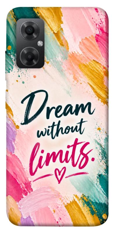 Чохол itsPrint Dream without limits для Xiaomi Redmi Note 11R, написи, купити оптом з доставкою