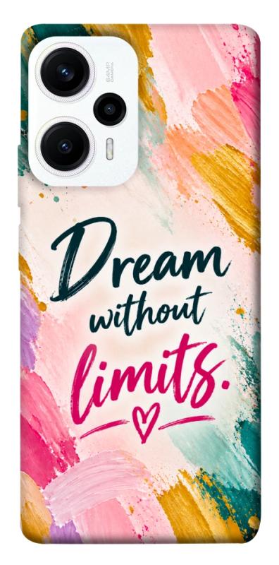 Чохол itsPrint Dream without limits для Xiaomi Poco F5 / Note 12 Turbo, написи, купити оптом з доставкою