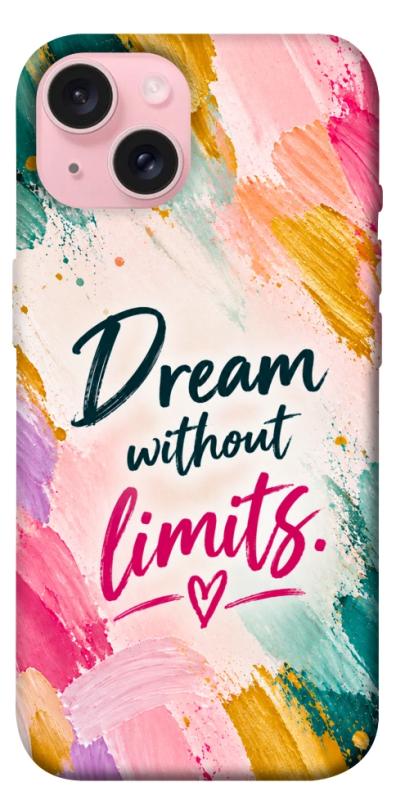 Чехол itsPrint Dream without limits для Apple iPhone 15 (6.1"), надписи, купить оптом с доставкой