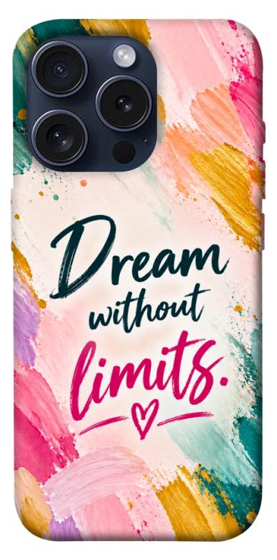 Чохол itsPrint Dream without limits для Apple iPhone 15 Pro (6.1"), написи, купити оптом з доставкою