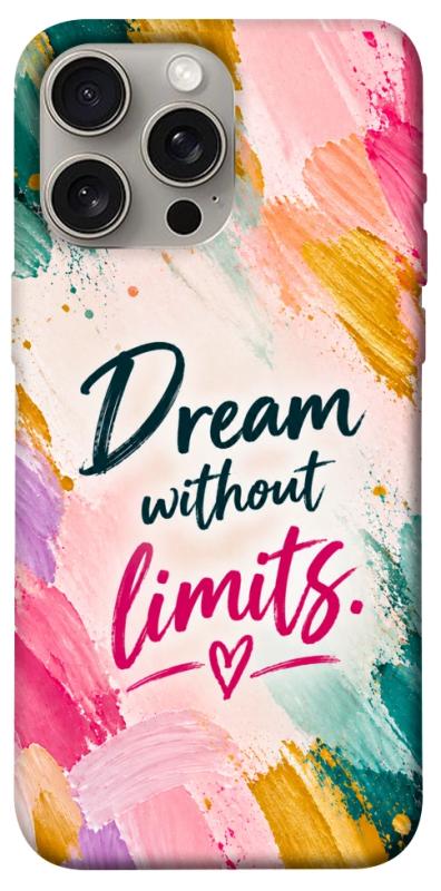 Чохол itsPrint Dream without limits для Apple iPhone 15 Pro Max (6.7"), написи, купити оптом з доставкою