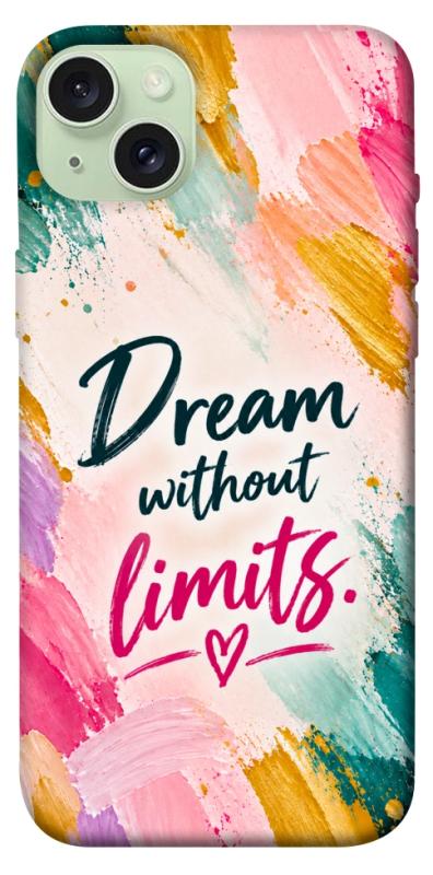 Чехол itsPrint Dream without limits для Apple iPhone 15 Plus (6.7"), надписи, купить оптом с доставкой