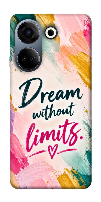 Чехол itsPrint Dream without limits для TECNO Camon 20 Pro (CK7n), надписи, купить оптом с доставкой
