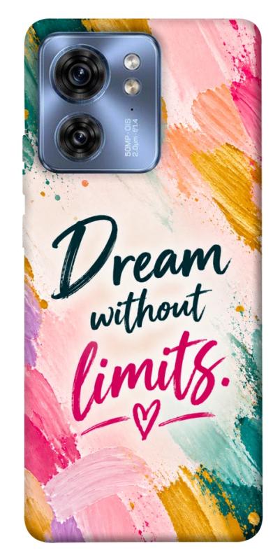 Чохол itsPrint Dream without limits для Motorola Edge 40, написи, купити оптом з доставкою