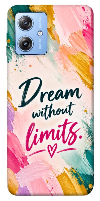 Чехол itsPrint Dream without limits для Motorola Moto G84, надписи, купить оптом с доставкой