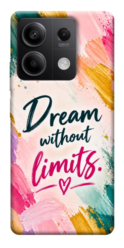 Чохол itsPrint Dream without limits для Xiaomi Redmi Note 13 5G, написи, купити оптом з доставкою