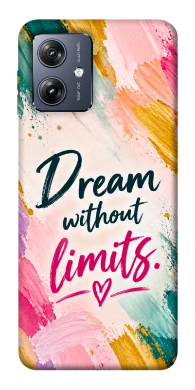 Чехол itsPrint Dream without limits для Motorola Moto G54, надписи, купить оптом с доставкой