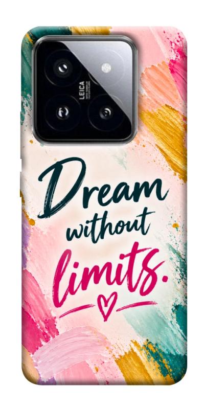 Чохол itsPrint Dream without limits для Xiaomi 14 Pro, написи, купити оптом з доставкою