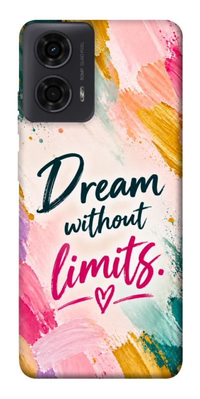 Чехол itsPrint Dream without limits для Motorola Moto G24, надписи, купить оптом с доставкой