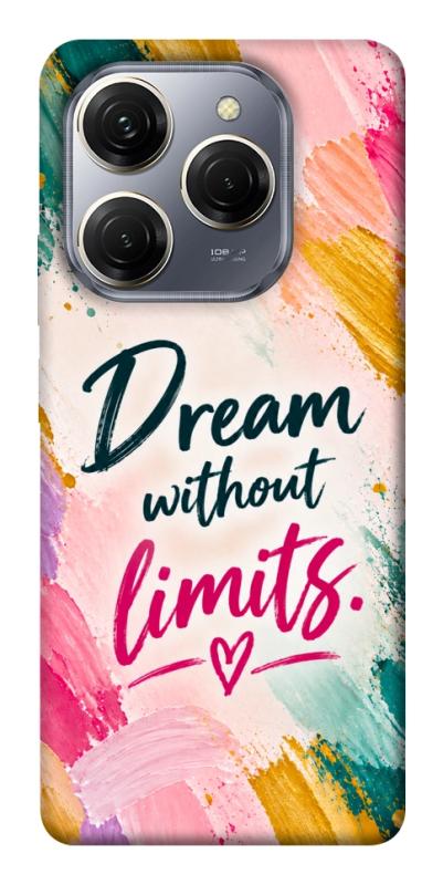 Чохол itsPrint Dream without limits для TECNO Spark 20 Pro, написи, купити оптом з доставкою