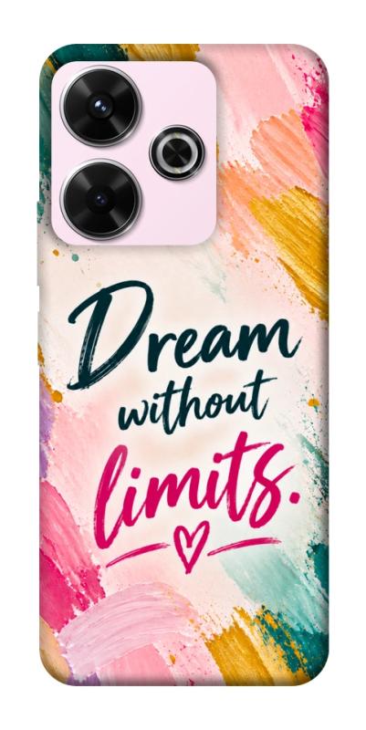 Чохол itsPrint Dream without limits для Xiaomi Redmi 13 4G / Poco M6 4G, написи, купити оптом з доставкою