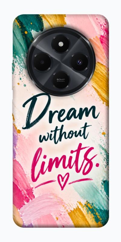 Чохол itsPrint Dream without limits для Xiaomi Redmi 14C / Poco C75, написи, купити оптом з доставкою