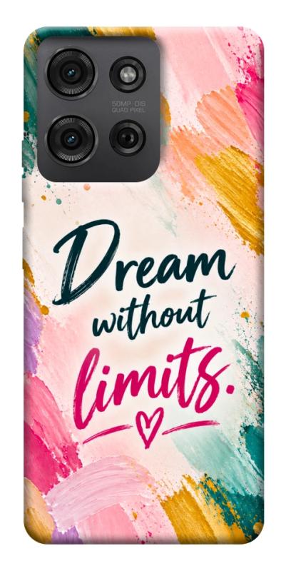 Чохол itsPrint Dream without limits для Motorola Moto G75 5G, написи, купити оптом з доставкою