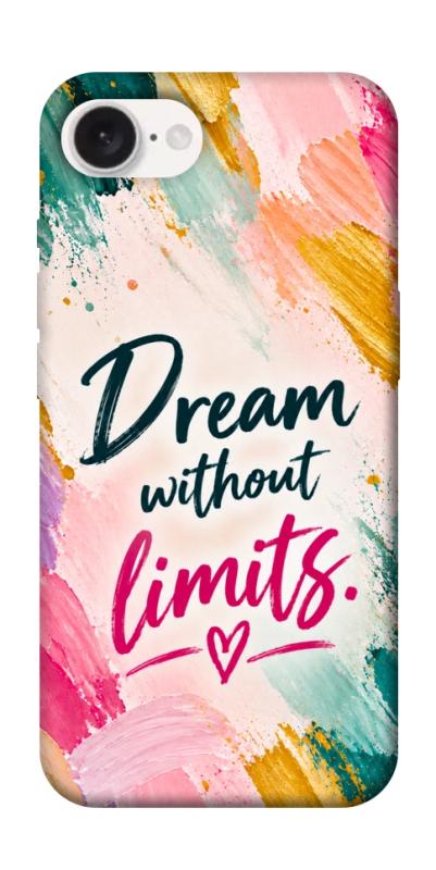 Чехол itsPrint Dream without limits для Apple iPhone 16e (6.1"), надписи, купить оптом с доставкой