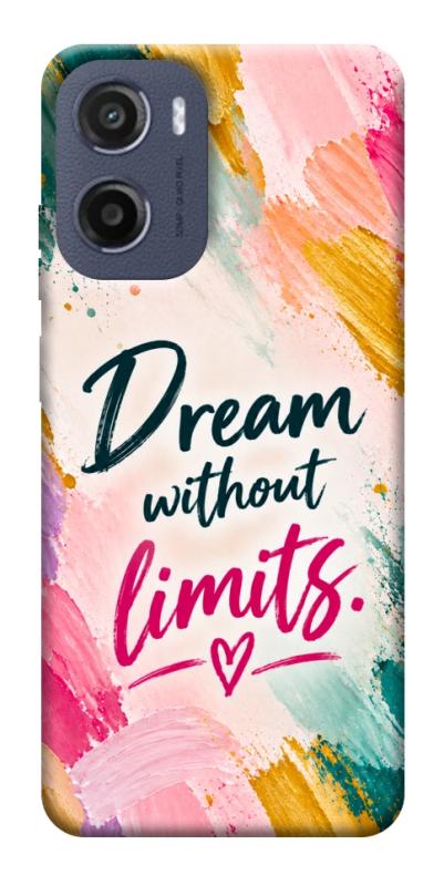 Чохол itsPrint Dream without limits для Motorola Moto G05, написи, купити оптом з доставкою