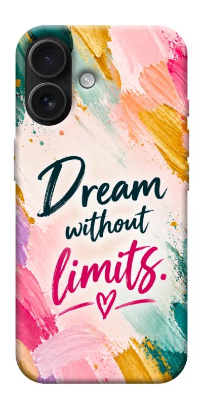 Чехол itsPrint Dream without limits для Apple iPhone 17 (6.3"), надписи, купить оптом с доставкой