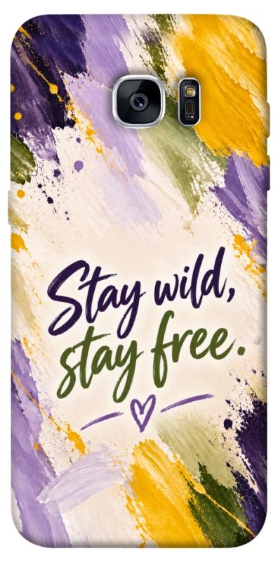 Чохол itsPrint Stay wild для Samsung G935F Galaxy S7 Edge, написи, купити оптом з доставкою