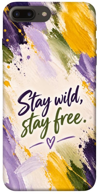 Чохол itsPrint Stay wild для Apple iPhone 7 plus / 8 plus (5.5"), написи, купити оптом з доставкою