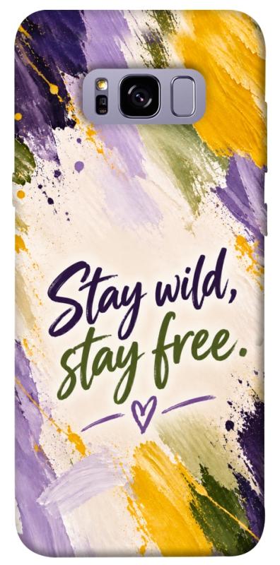 Чохол itsPrint Stay wild для Samsung G955 Galaxy S8 Plus, написи, купити оптом з доставкою