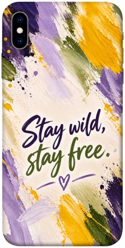 Чохол itsPrint Stay wild для Apple iPhone X (5.8"), написи, купити оптом з доставкою