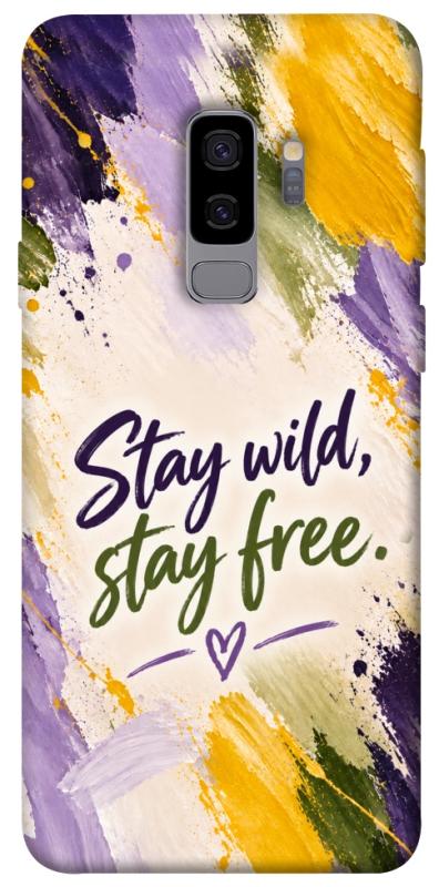 Чохол itsPrint Stay wild для Samsung Galaxy S9+, написи, купити оптом з доставкою