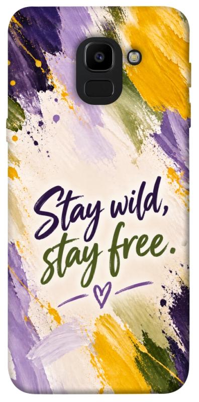 Чохол itsPrint Stay wild для Samsung J600F Galaxy J6 (2018), написи, купити оптом з доставкою