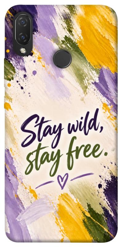 Чохол itsPrint Stay wild для Huawei P Smart+ (nova 3i), написи, купити оптом з доставкою