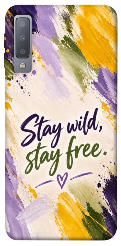 Чохол itsPrint Stay wild для Samsung A750 Galaxy A7 (2018), написи, купити оптом з доставкою