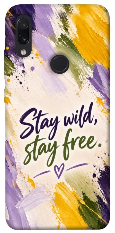 Чохол itsPrint Stay wild для Xiaomi Redmi Note 7 / Note 7 Pro / Note 7s, написи, купити оптом з доставкою