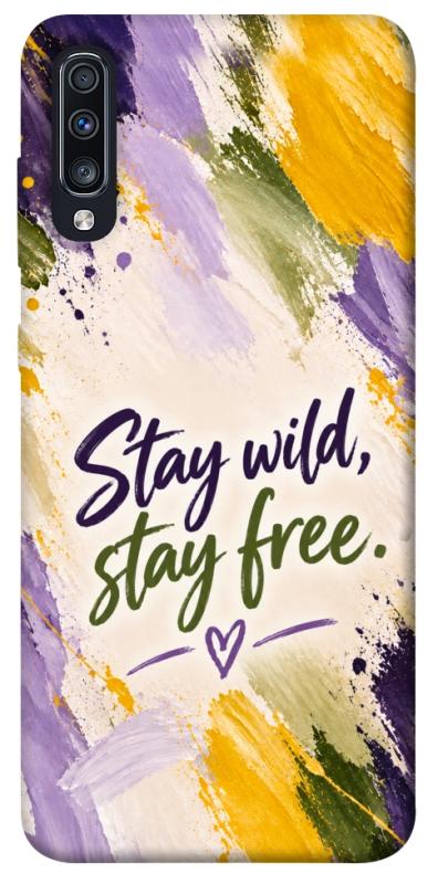 Чохол itsPrint Stay wild для Samsung Galaxy A70 (A705F), написи, купити оптом з доставкою