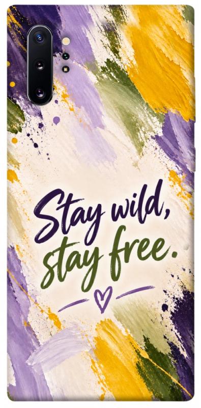 Чохол itsPrint Stay wild для Samsung Galaxy Note 10 Plus, написи, купити оптом з доставкою