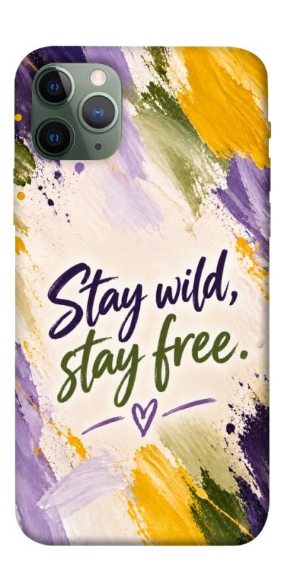 Чехол itsPrint Stay wild для Apple iPhone 11 Pro (5.8"), надписи, купить оптом с доставкой