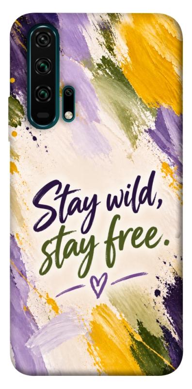 Чохол itsPrint Stay wild для Huawei Honor 20 Pro, написи, купити оптом з доставкою