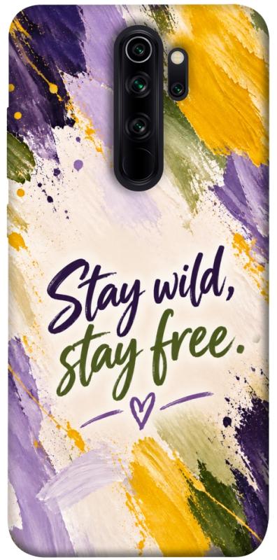 Чохол itsPrint Stay wild для Xiaomi Redmi Note 8 Pro, написи, купити оптом з доставкою