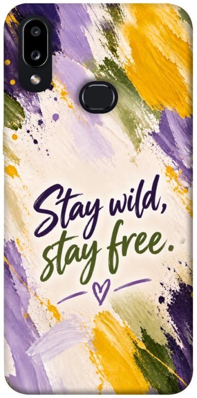 Чохол itsPrint Stay wild для Samsung Galaxy A10s, написи, купити оптом з доставкою