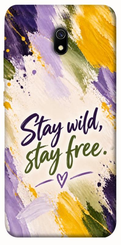 Чохол itsPrint Stay wild для Xiaomi Redmi 8a, написи, купити оптом з доставкою