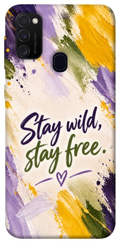 Чохол itsPrint Stay wild для Samsung Galaxy M30s / M21, написи, купити оптом з доставкою