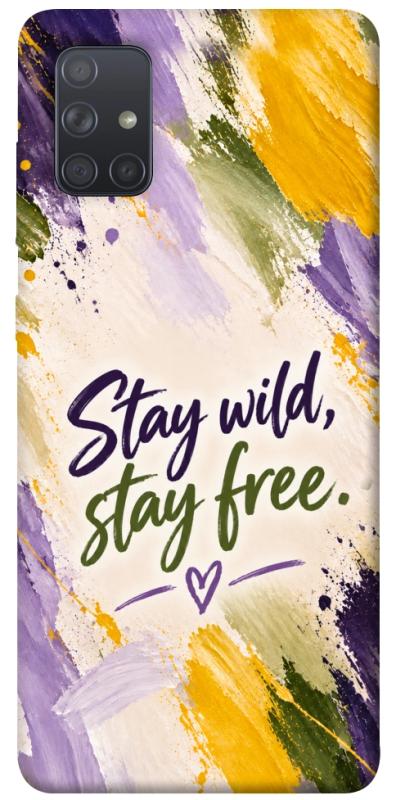 Чохол itsPrint Stay wild для Samsung Galaxy A71, написи, купити оптом з доставкою