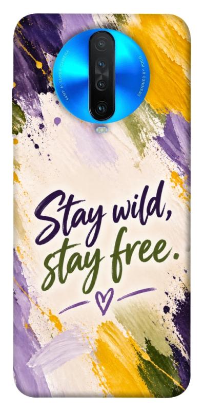 Чохол itsPrint Stay wild для Xiaomi Redmi K30, написи, купити оптом з доставкою