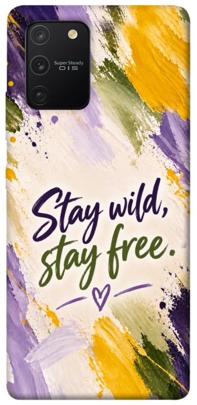 Чехол itsPrint Stay wild для Samsung Galaxy S10 Lite, надписи, купить оптом с доставкой