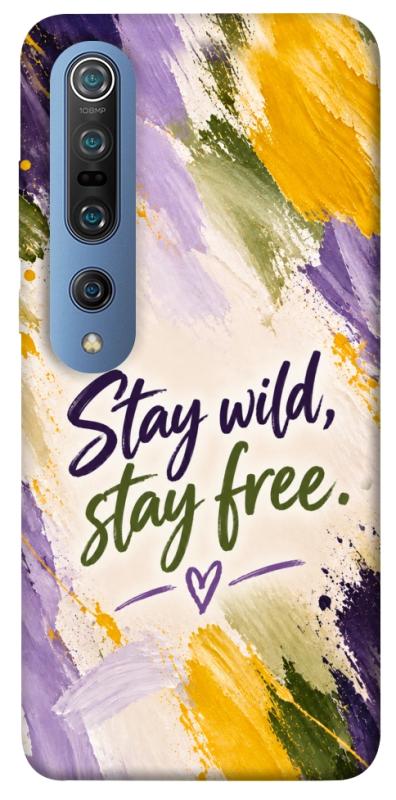 Чохол itsPrint Stay wild для Xiaomi Mi 10 / Mi 10 Pro, написи, купити оптом з доставкою