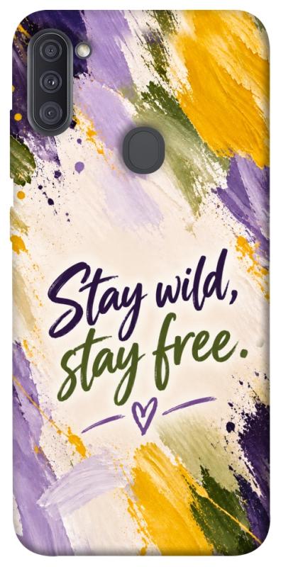 Чохол itsPrint Stay wild для Samsung Galaxy A11, написи, купити оптом з доставкою