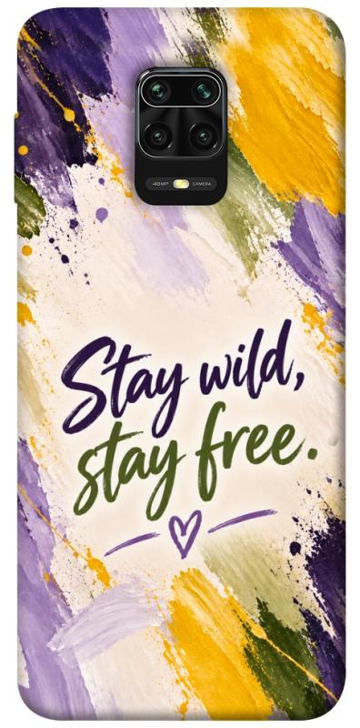 Чехол itsPrint Stay wild для Xiaomi Redmi Note 9s / Note 9 Pro / Note 9 Pro Max, надписи, купить оптом с доставкой
