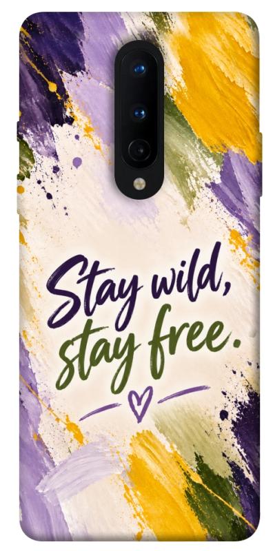 Чохол itsPrint Stay wild для OnePlus 8, написи, купити оптом з доставкою