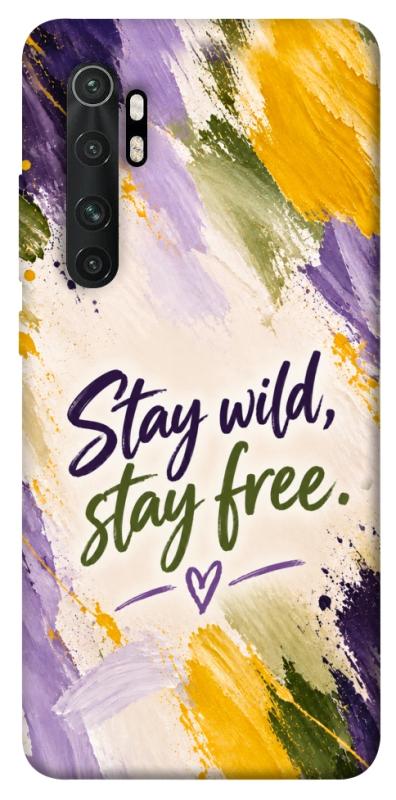 Чохол itsPrint Stay wild для Xiaomi Mi Note 10 Lite, написи, купити оптом з доставкою