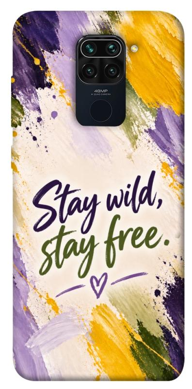 Чехол itsPrint Stay wild для Xiaomi Redmi Note 9 / Redmi 10X, надписи, купить оптом с доставкой