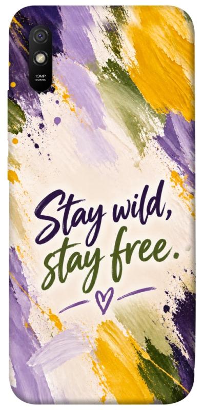 Чохол itsPrint Stay wild для Xiaomi Redmi 9A, написи, купити оптом з доставкою